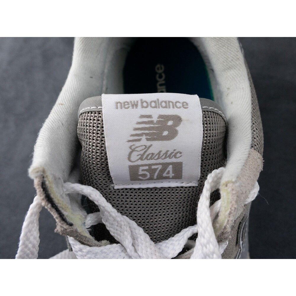 New Balance 574 Shoes Mens 10.5 D Gray Athletic Running Walking Sneakers Retro - Picture 4 of 12